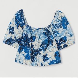 H&M cotton crop top